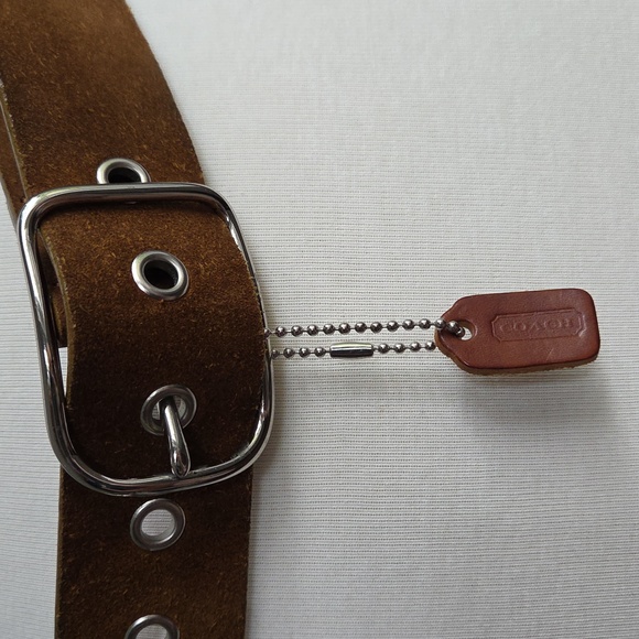 Rare, Vintage COACH Tabac Italian Suede Belt #8561 - Picture 5 of 15